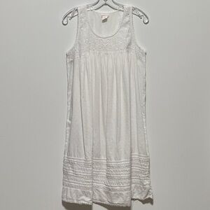 Shabby Chic Rachel Ashwell cotton swiss dot embroidered Lightweight nightgown